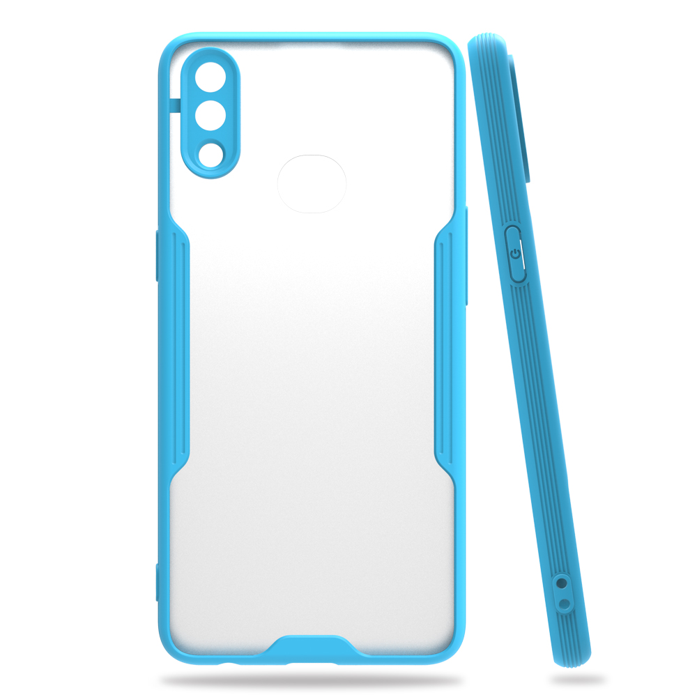 Samsung Galaxy A10s Kılıf Platin Silikon - Thumbnail 2